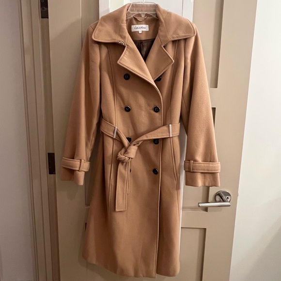 Calvin Klein Jackets & Blazers - Calvin Klein Wool Blend Trench Coat